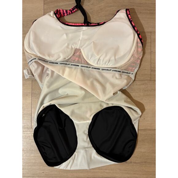 Speedo Size 16 PowerFLEX Eco Hydro Bra Swimsuit Excellent Condition - Picture 6 of 9